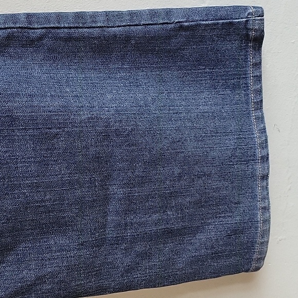 Women's size 20W Fashion Bug dark wash blue flare jeans mid/high rise - Picture 4 of 7